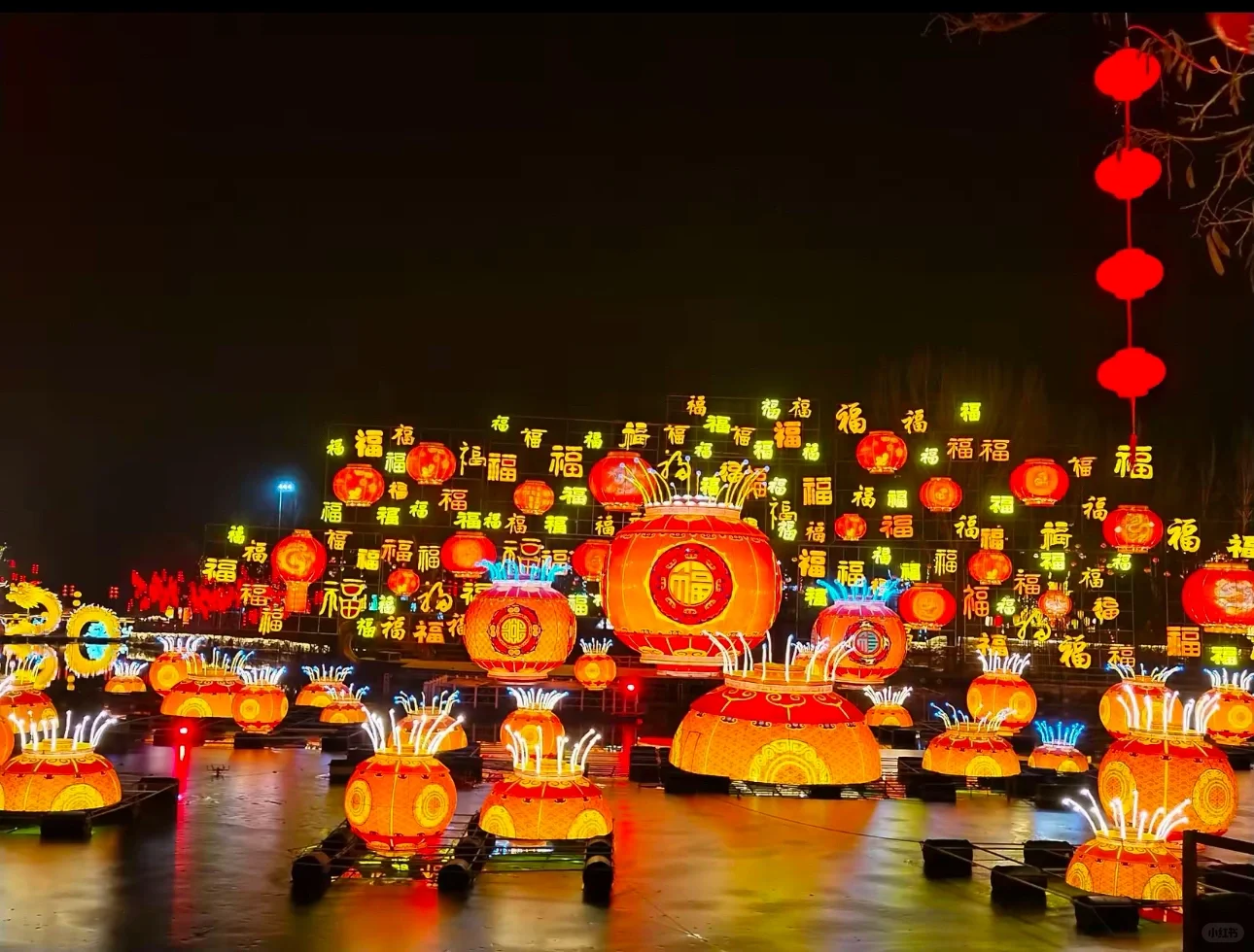 📍淄博花灯🏮，推荐必打卡的三个地方💥💥