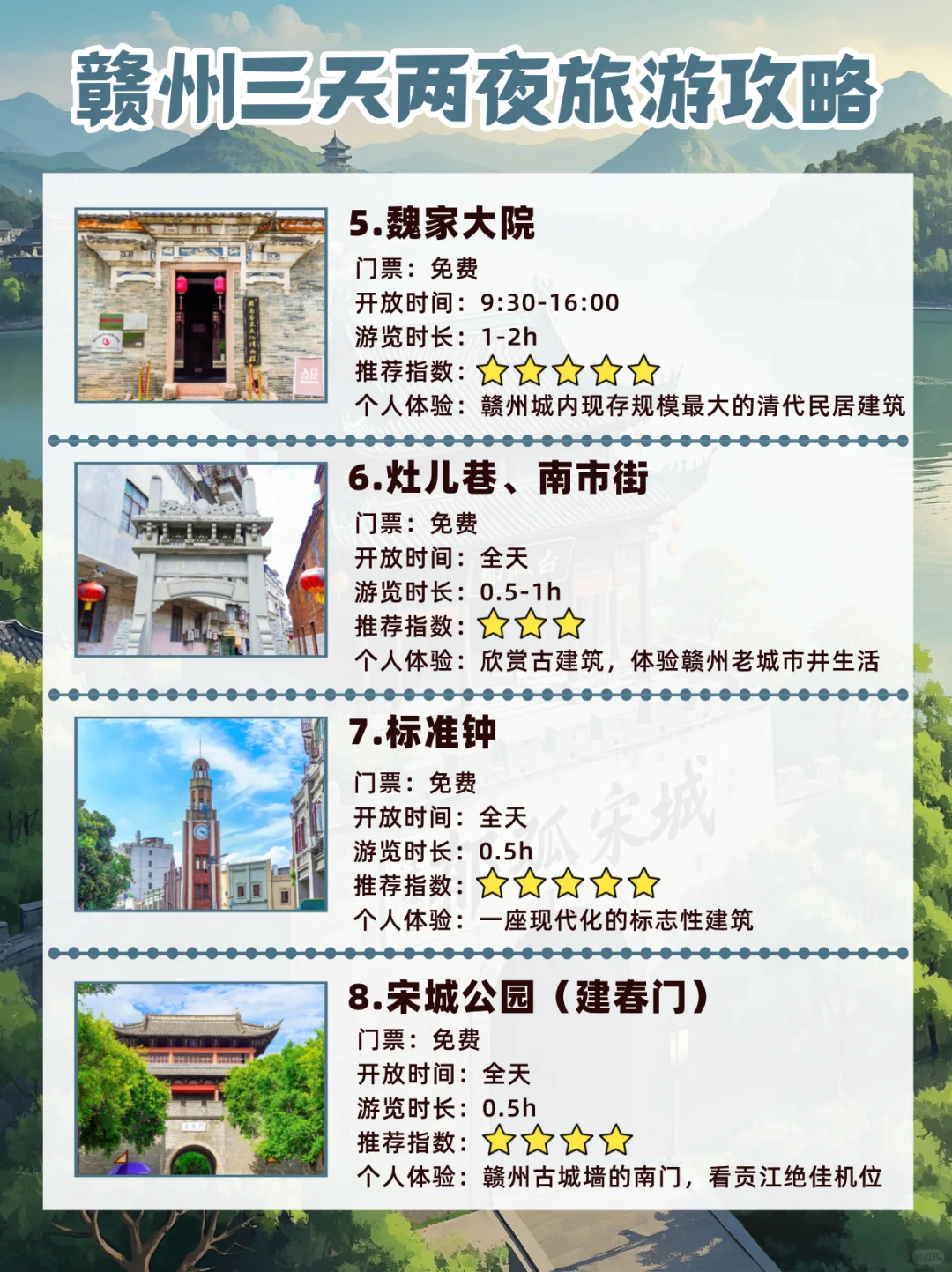 挑战周末出去玩02｜赣州三天两夜旅游攻略