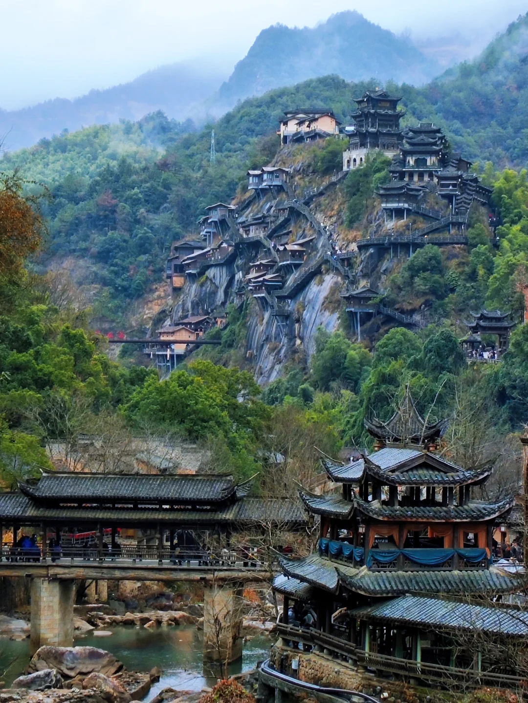 2.1江西望仙谷景区实拍，误入仙侠世界！