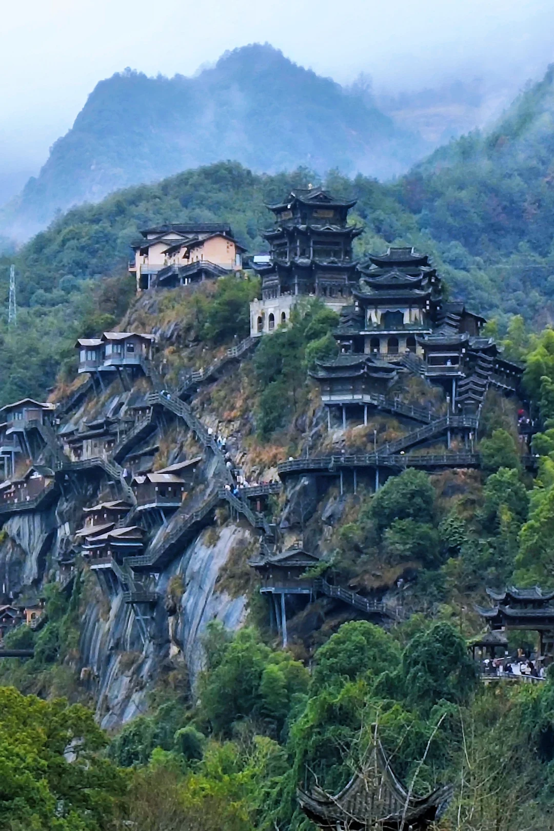 2.1江西望仙谷景区实拍，误入仙侠世界！