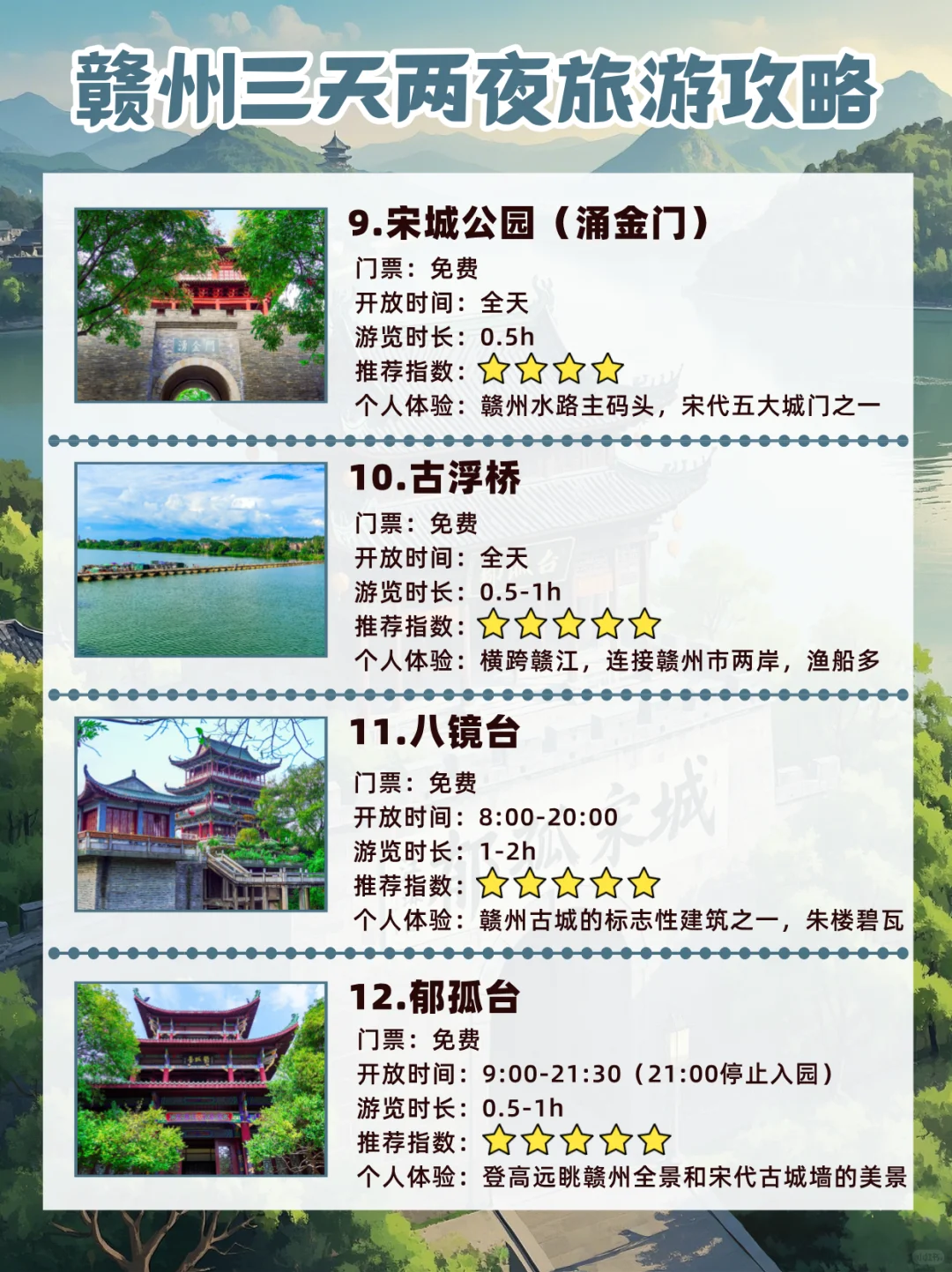 挑战周末出去玩02｜赣州三天两夜旅游攻略