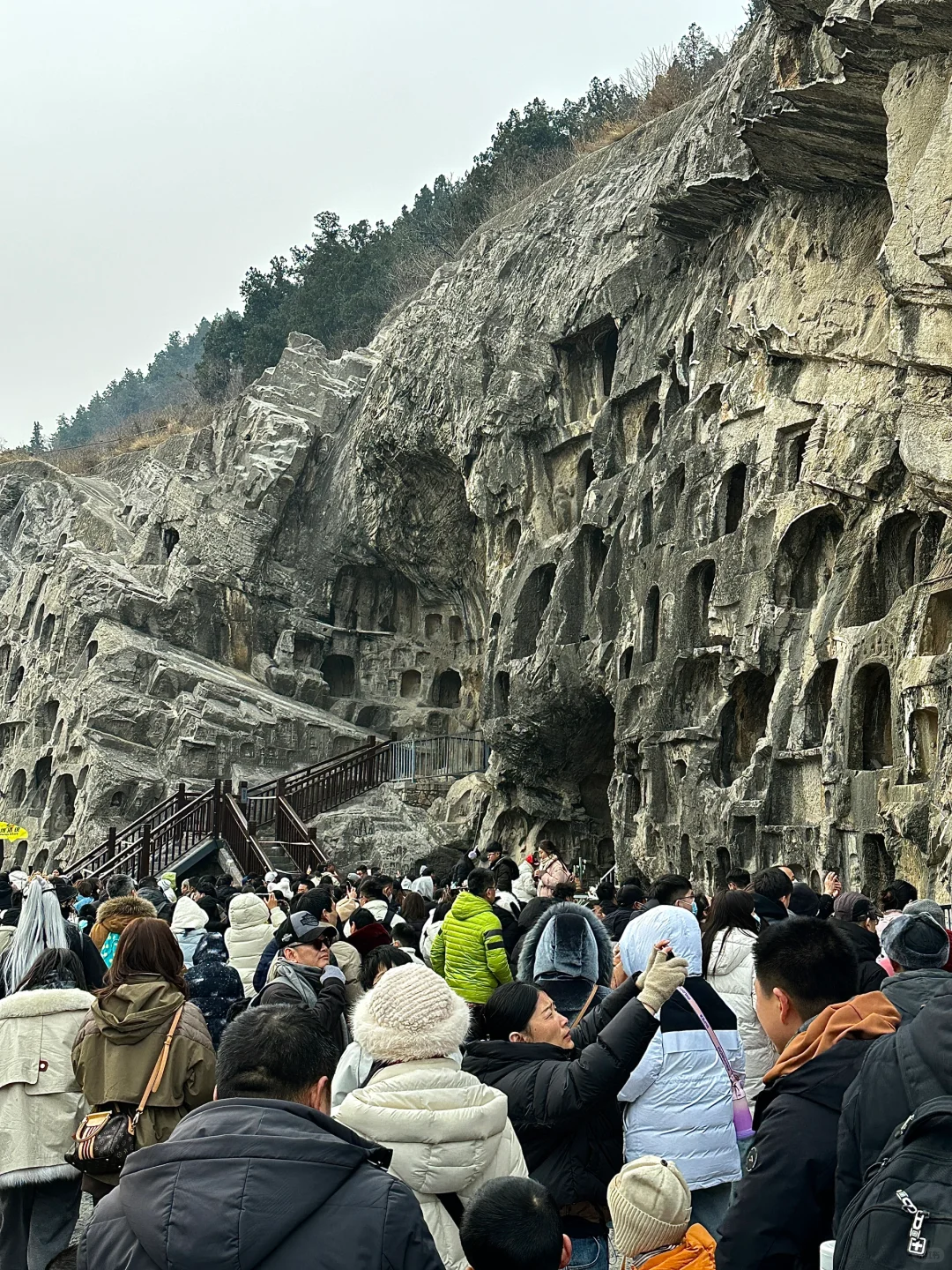 1.31日大年初三龙门石窟实况！劝退！！