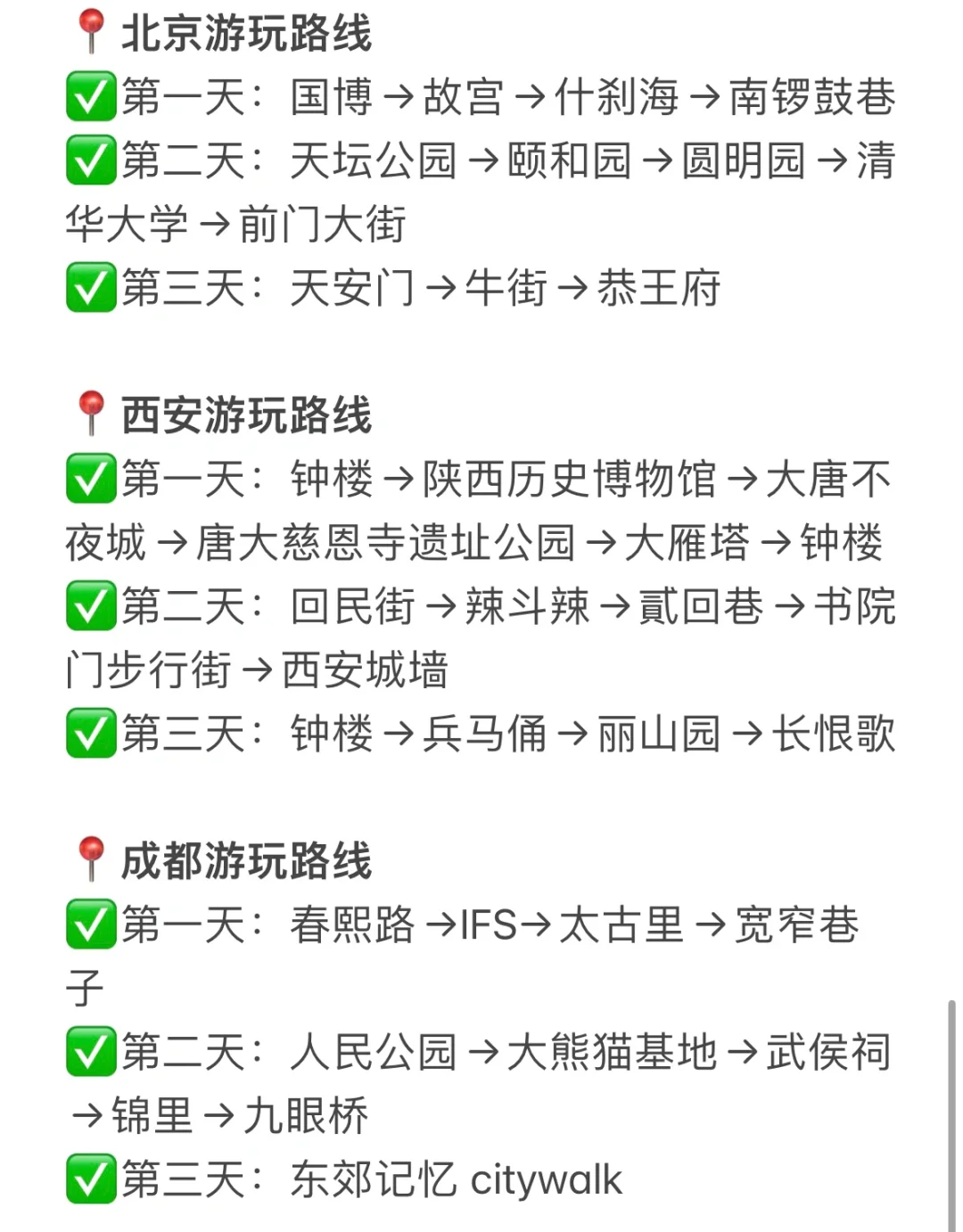 特种兵1100极限穷游16城（附路线）