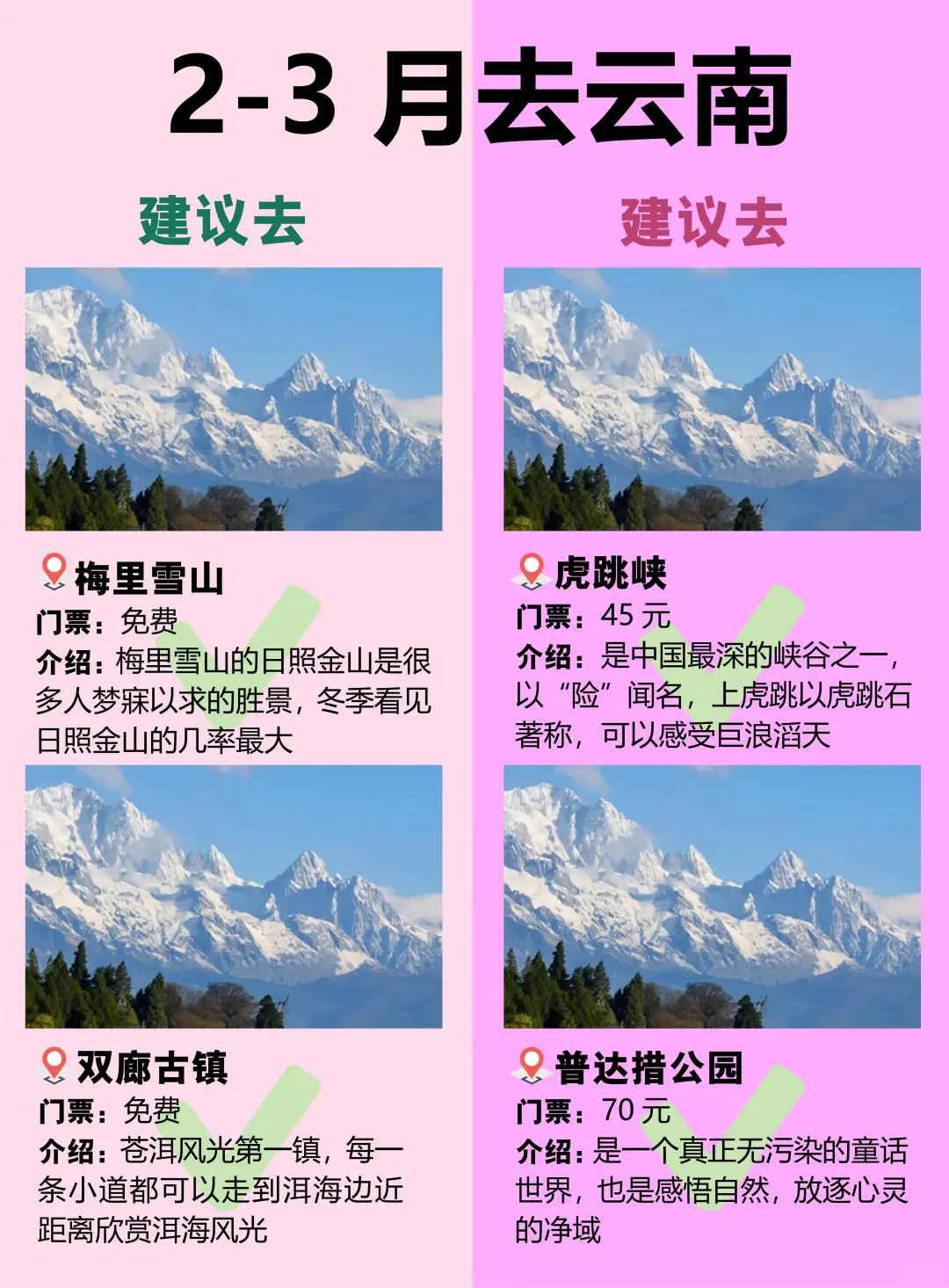 2-3月去云南怎么玩❓快码住这篇攻略❗️