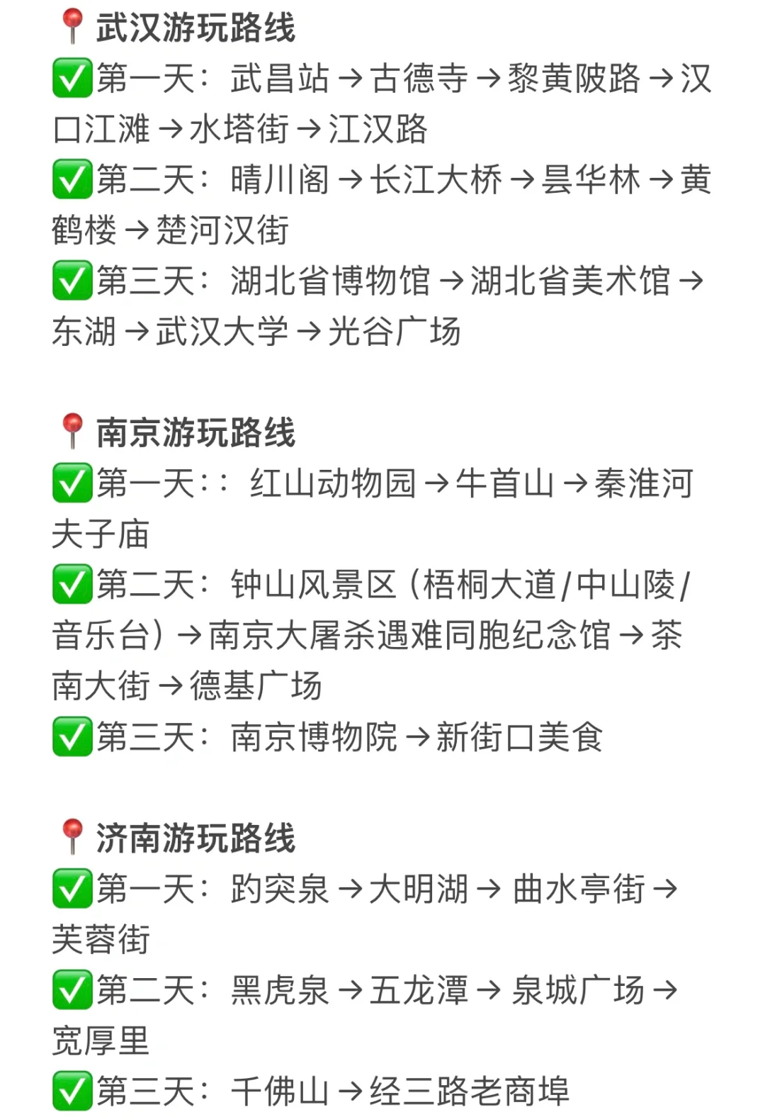 特种兵1100极限穷游16城（附路线）