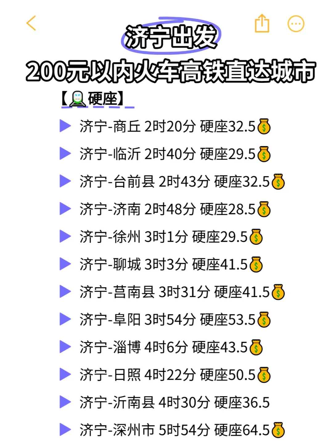 济宁出发！200💰️可以去这么多地方？