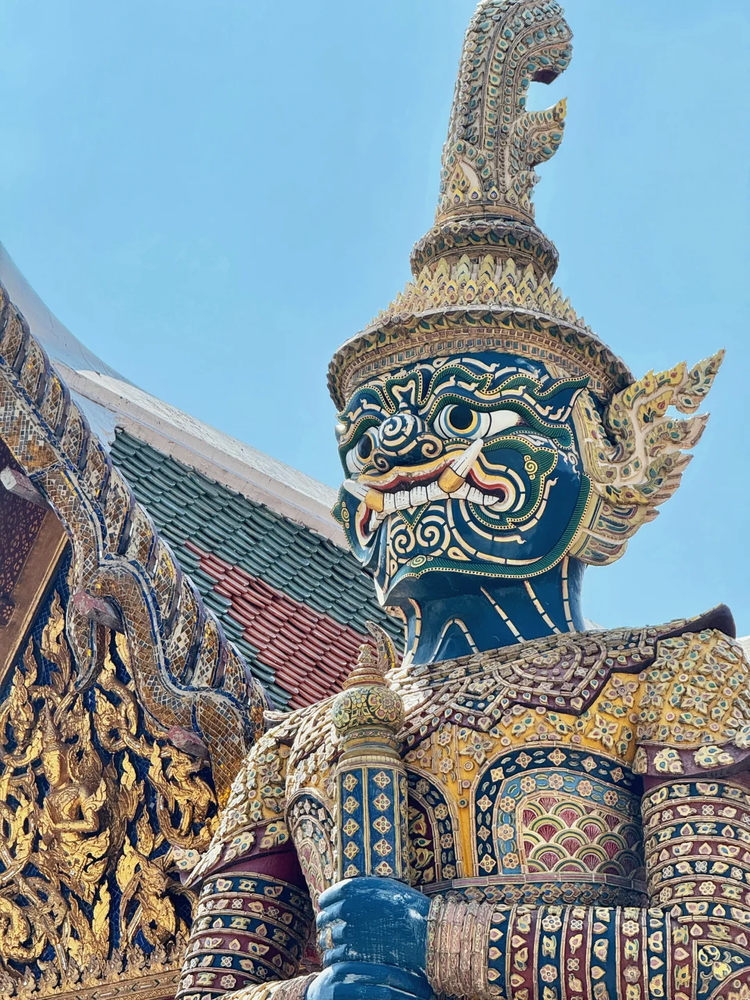 曼谷大皇宫，震撼但是太晒了