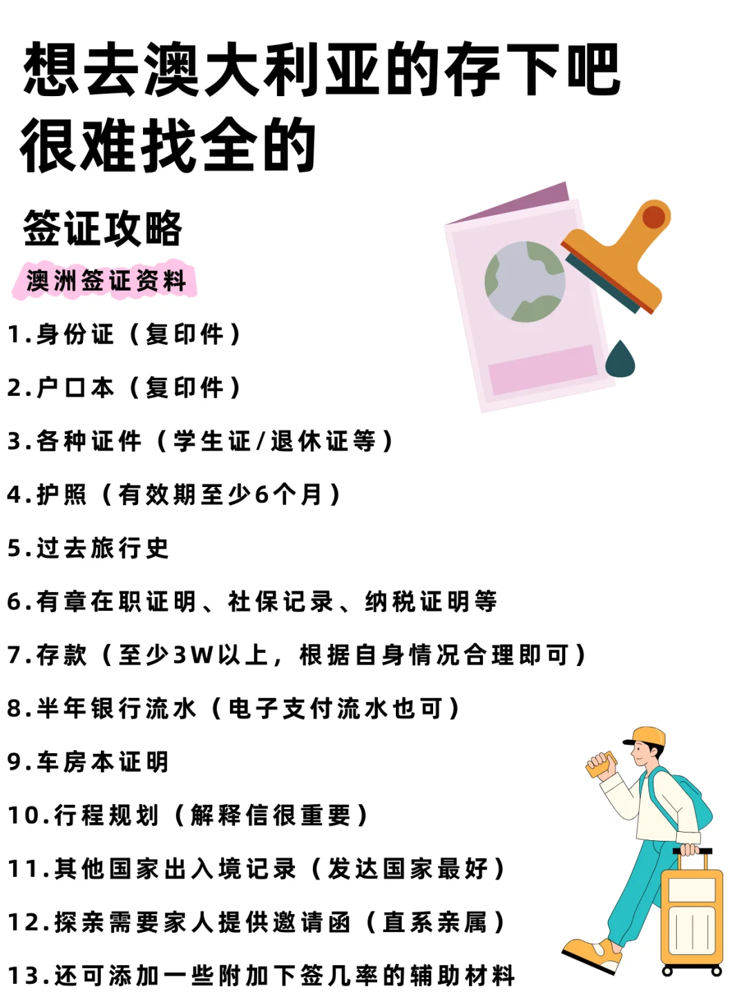 💢澳大利亚会惩罚每一个不做攻略的人