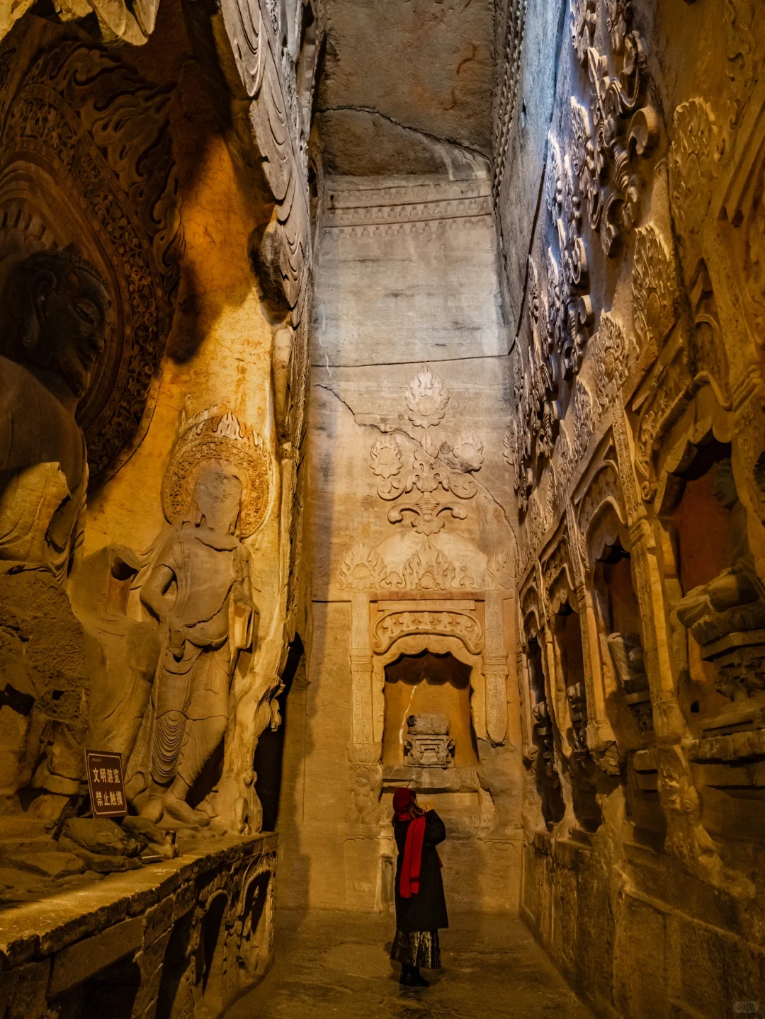 以为云冈石窟够震撼了‼️直到我来到响堂山…