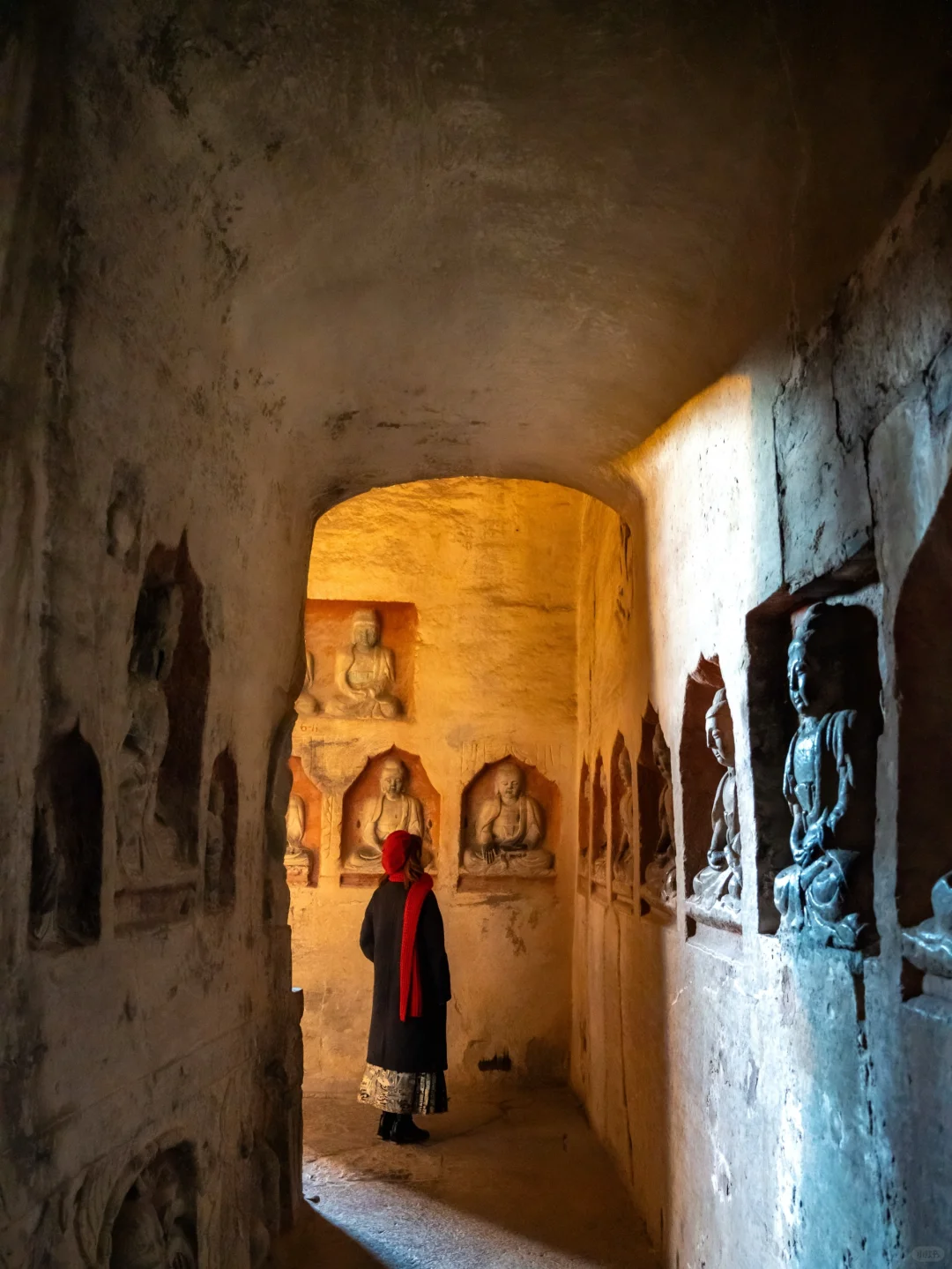 以为云冈石窟够震撼了‼️直到我来到响堂山…