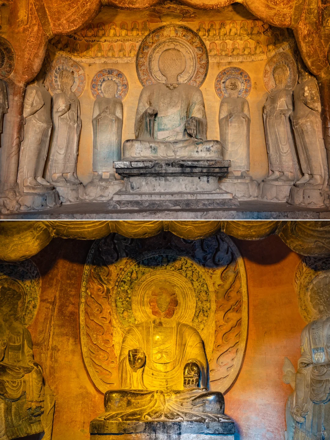 以为云冈石窟够震撼了‼️直到我来到响堂山…