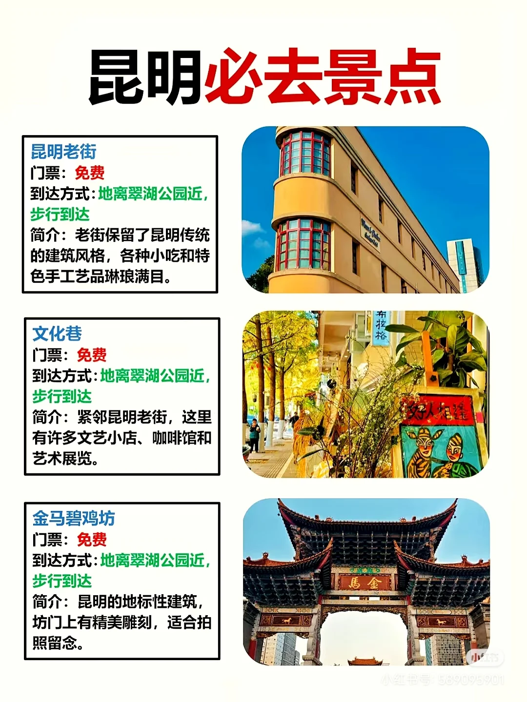 到昆明必去的景点