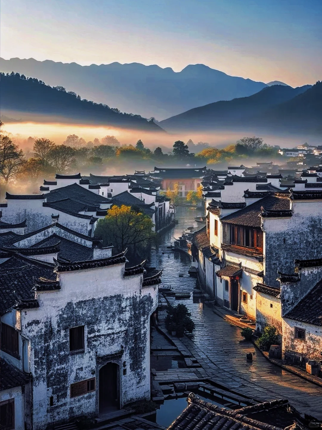 被《国家地理》评为最美古村的宏村有多绝？✨