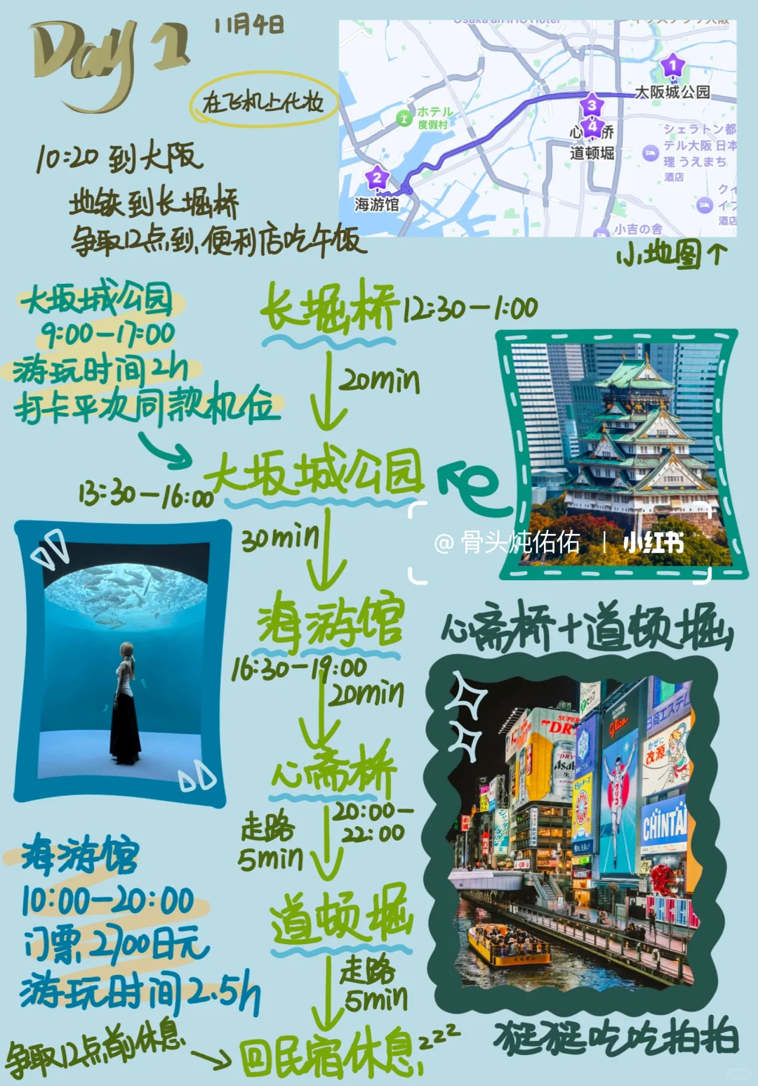 infp做的日本旅行攻略🇯🇵大阪➕东京