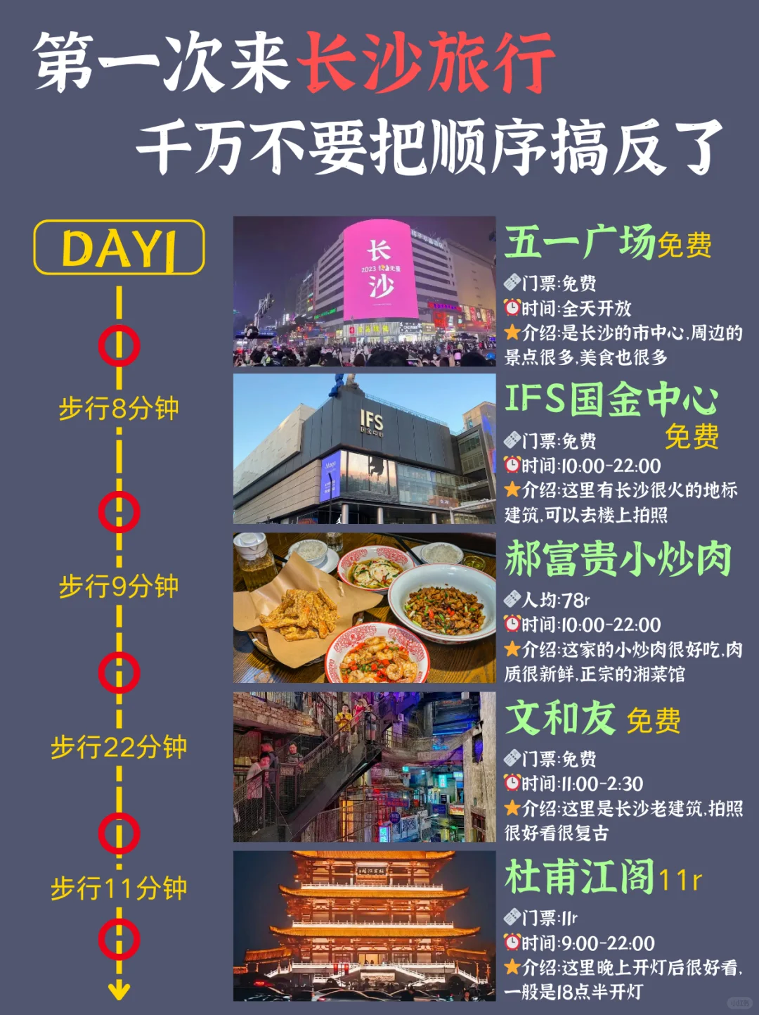 长沙3天2晚超全攻略来啦✅不绕路🙅🏻‍♀️