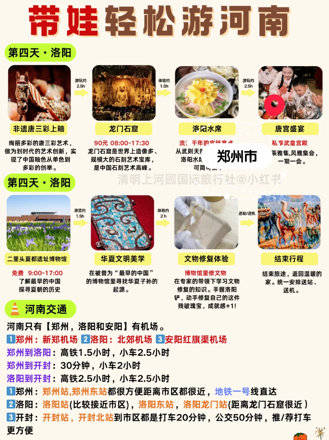 2-3月河南旅游攻略|5天4晚不绕路😊码住