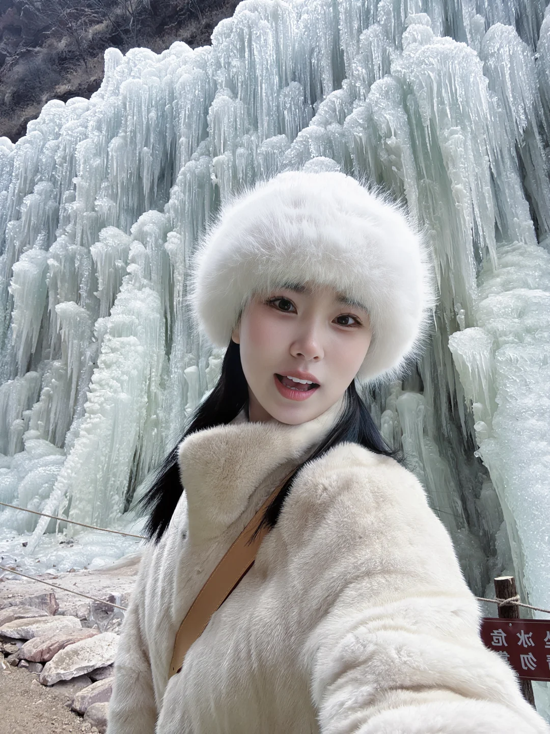 邯郸| 七步沟玫瑰♥️爱心冰挂！梦幻极了🧊