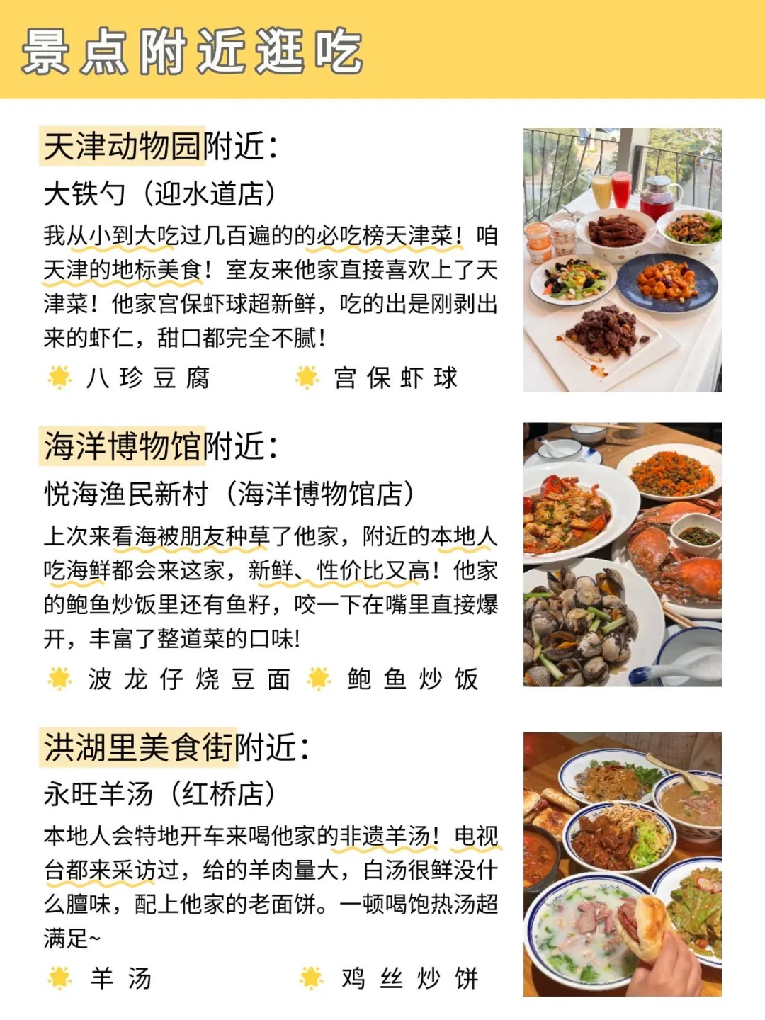 📢一秒看懂天津景点分布‼️