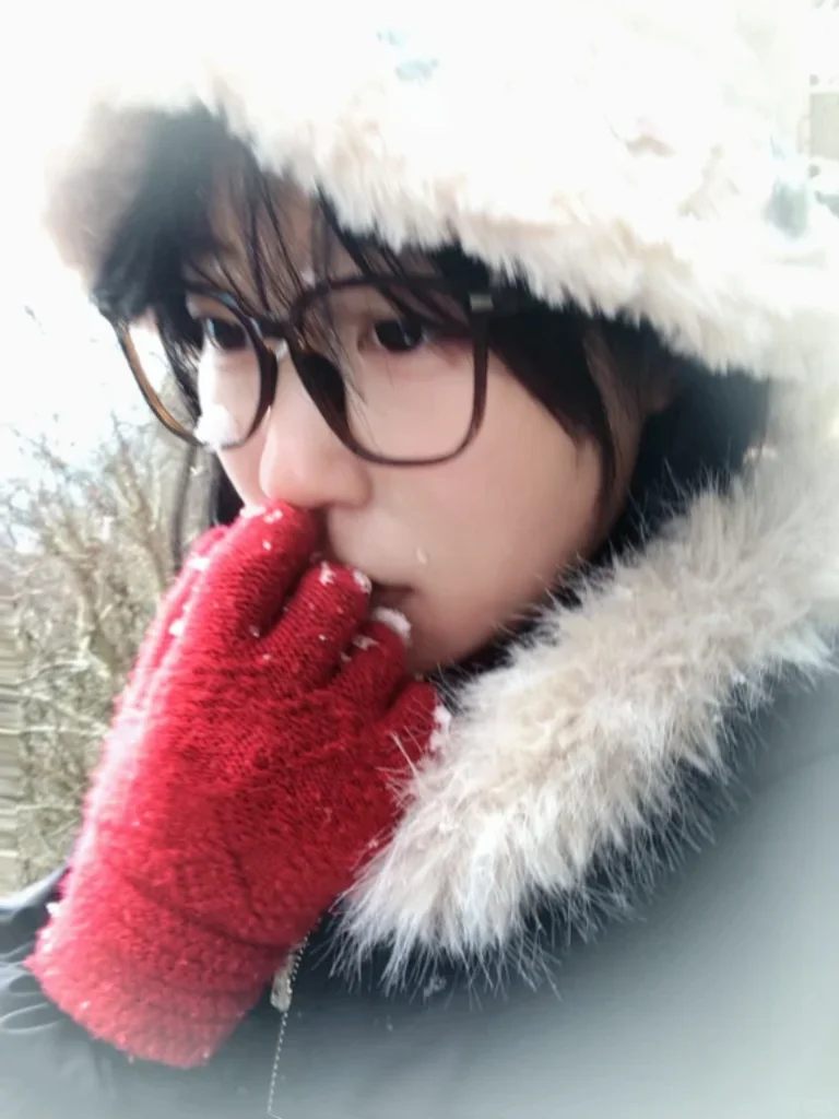 还好没去迟 南宫山还有雪！