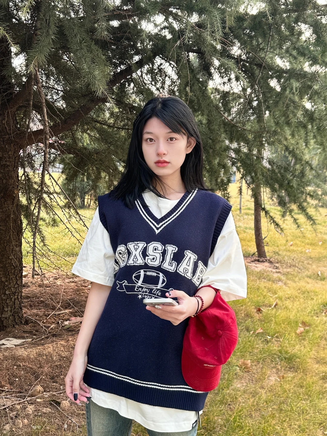 青春靓丽女大学生🍎
