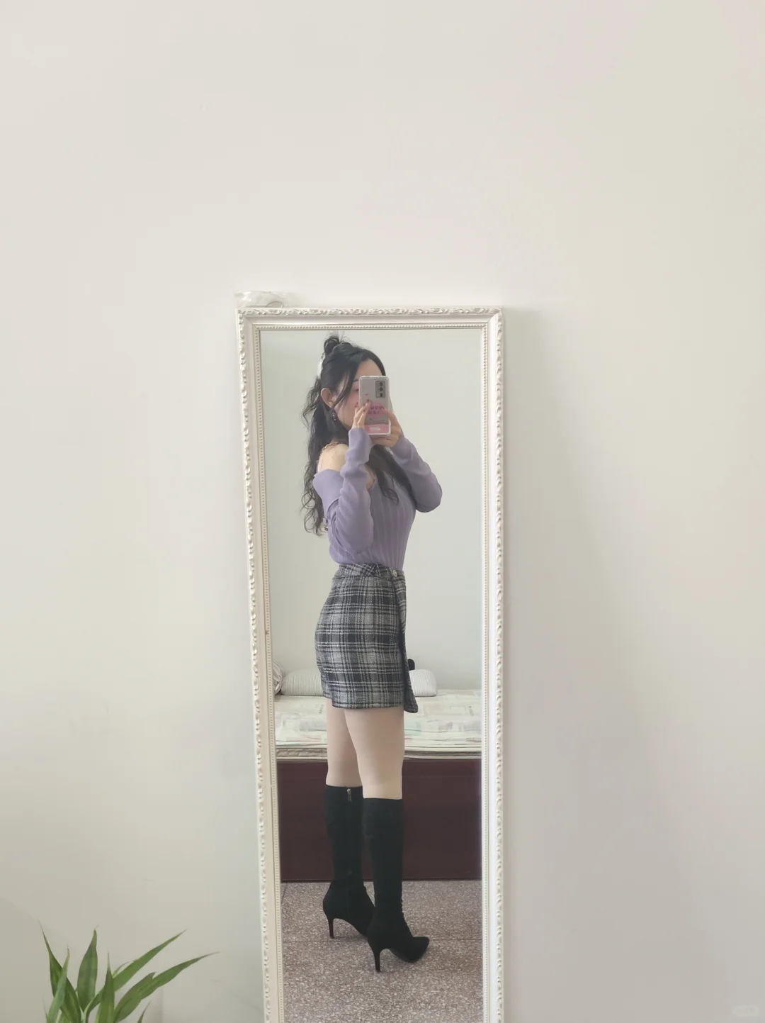 心动浅春系|有韵味人妻感紫色和肉腿更配