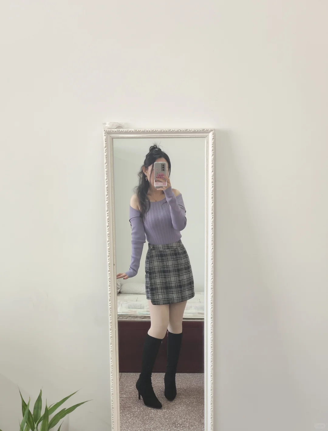 心动浅春系|有韵味人妻感紫色和肉腿更配