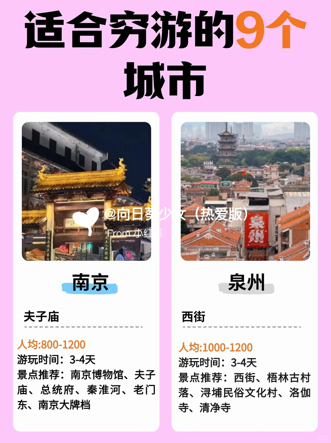 适合穷游的9个城市✅内附苏州游玩攻略