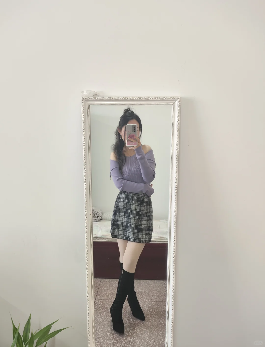 心动浅春系|有韵味人妻感紫色和肉腿更配