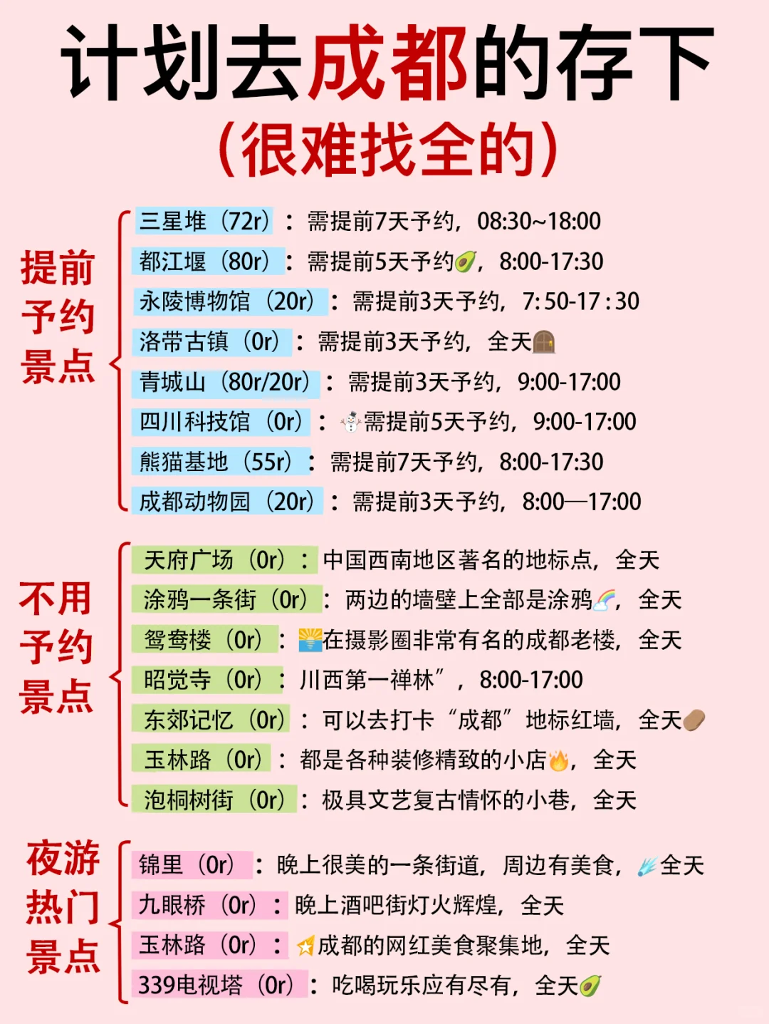 2-3🈷️计划去成都的存下把，很难找全的😭