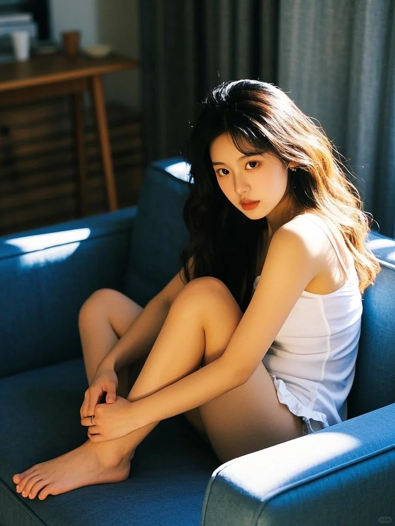 居家小姐姐，最美私房照！