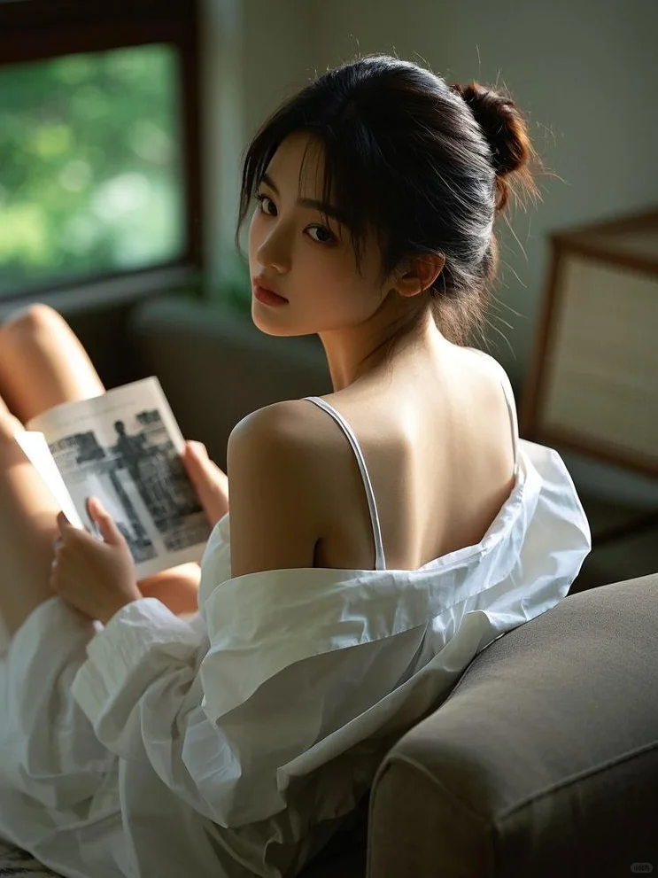 居家纯欲风甜美私房照😍