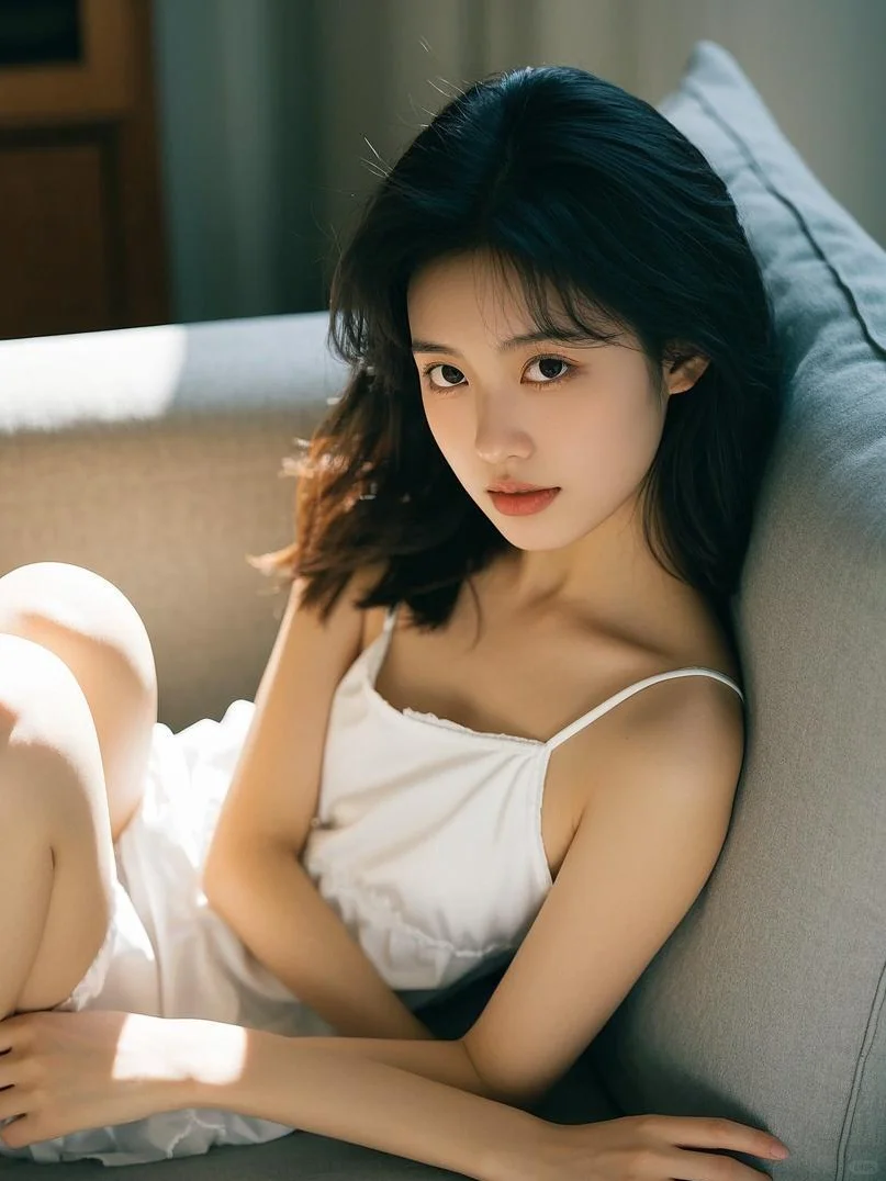 居家小姐姐，最美私房照！