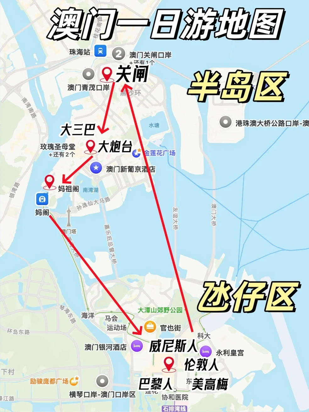 04男大📍澳门一日游City超详细旅游攻略‼️