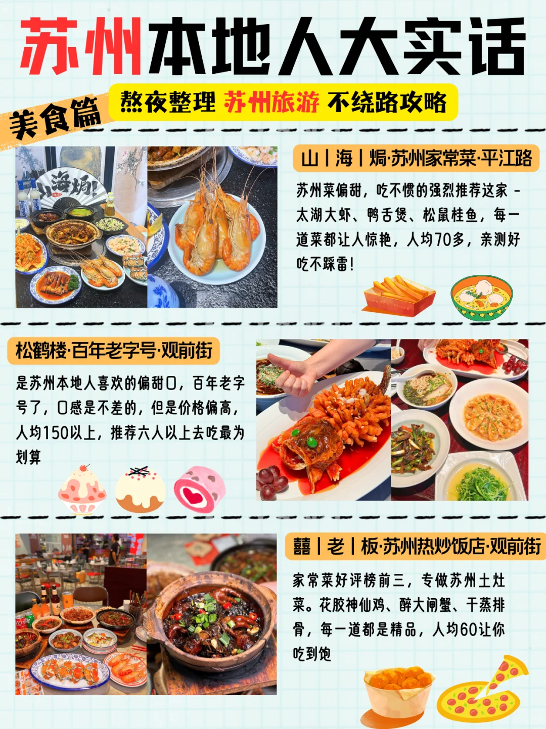 刚从苏州回来，花5h整理的超全旅游攻略🔥