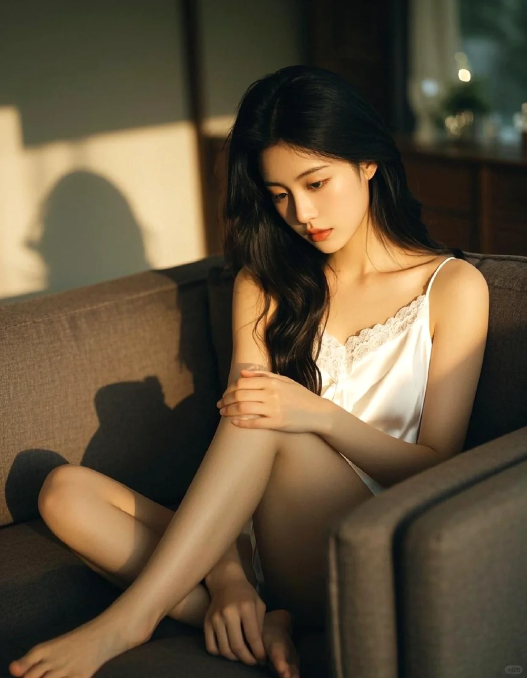 居家小姐姐，最美私房照！