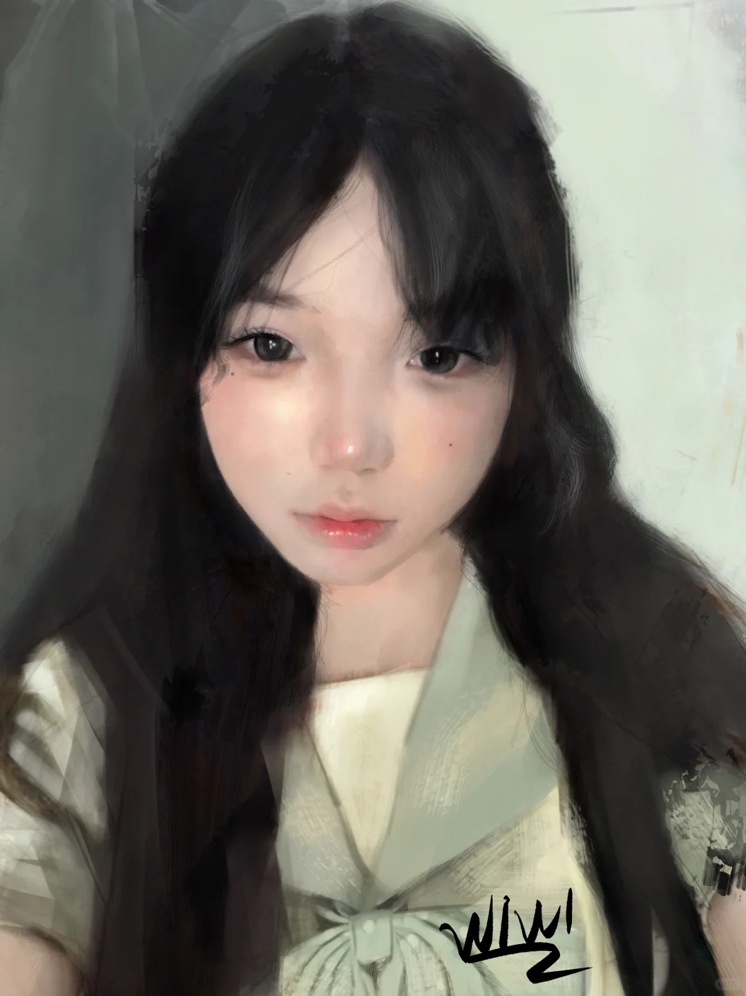 她好像也想被夸好看🥺