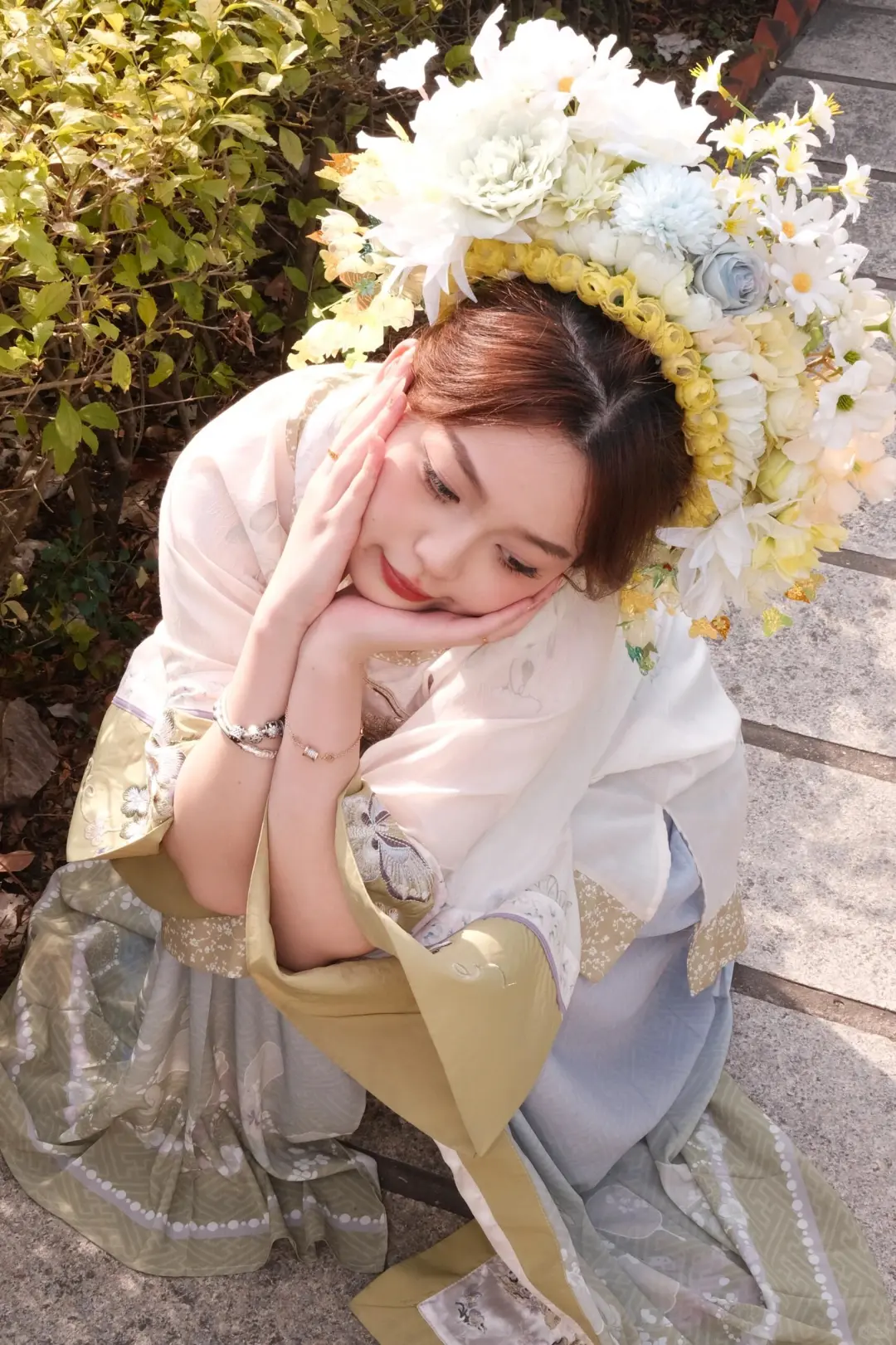 在泉州浔埔村打卡成功了泉州簪花啦！