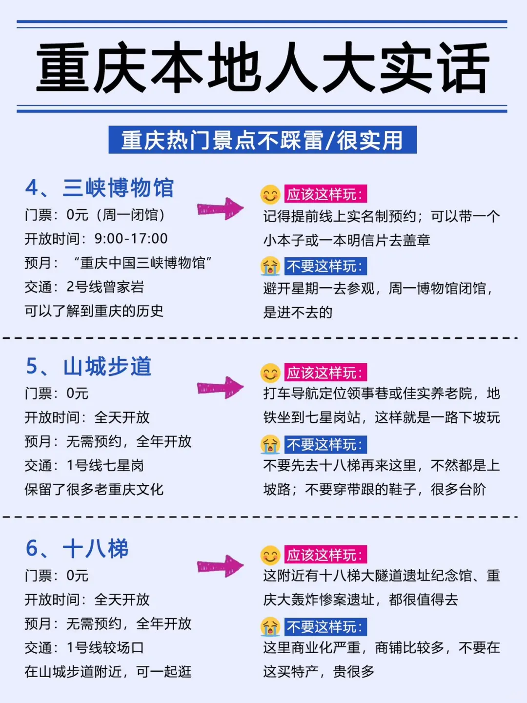 重庆会惩罚每一个不做景点攻略的P人😫