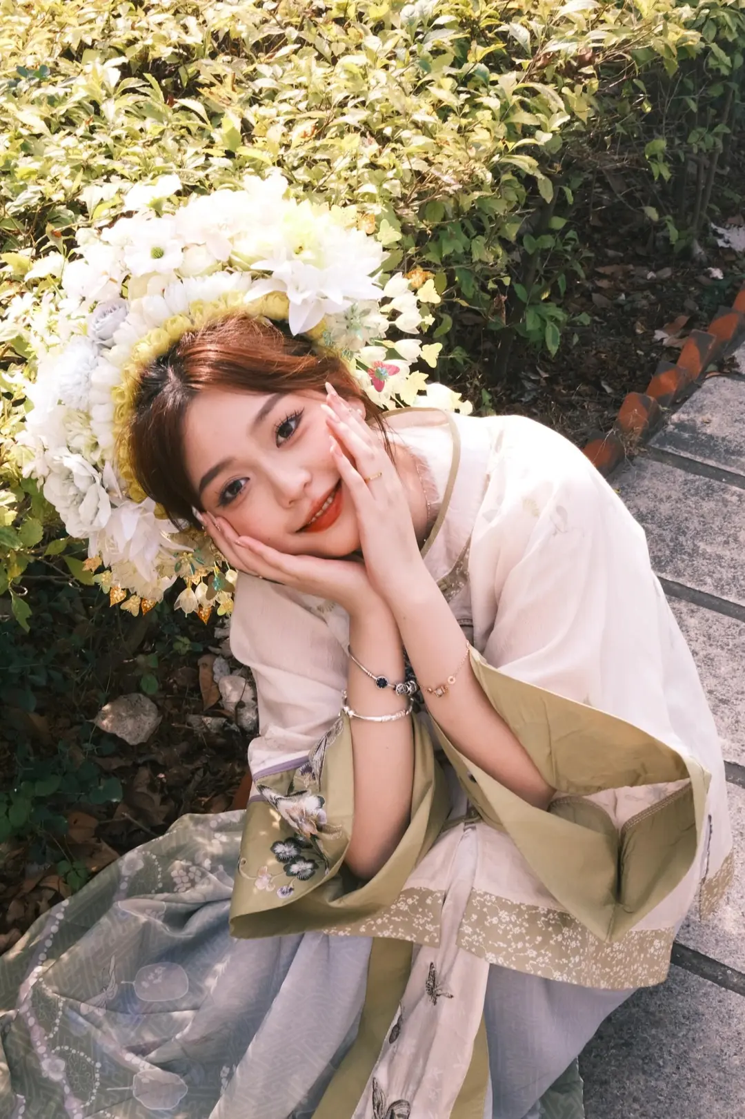 在泉州浔埔村打卡成功了泉州簪花啦！