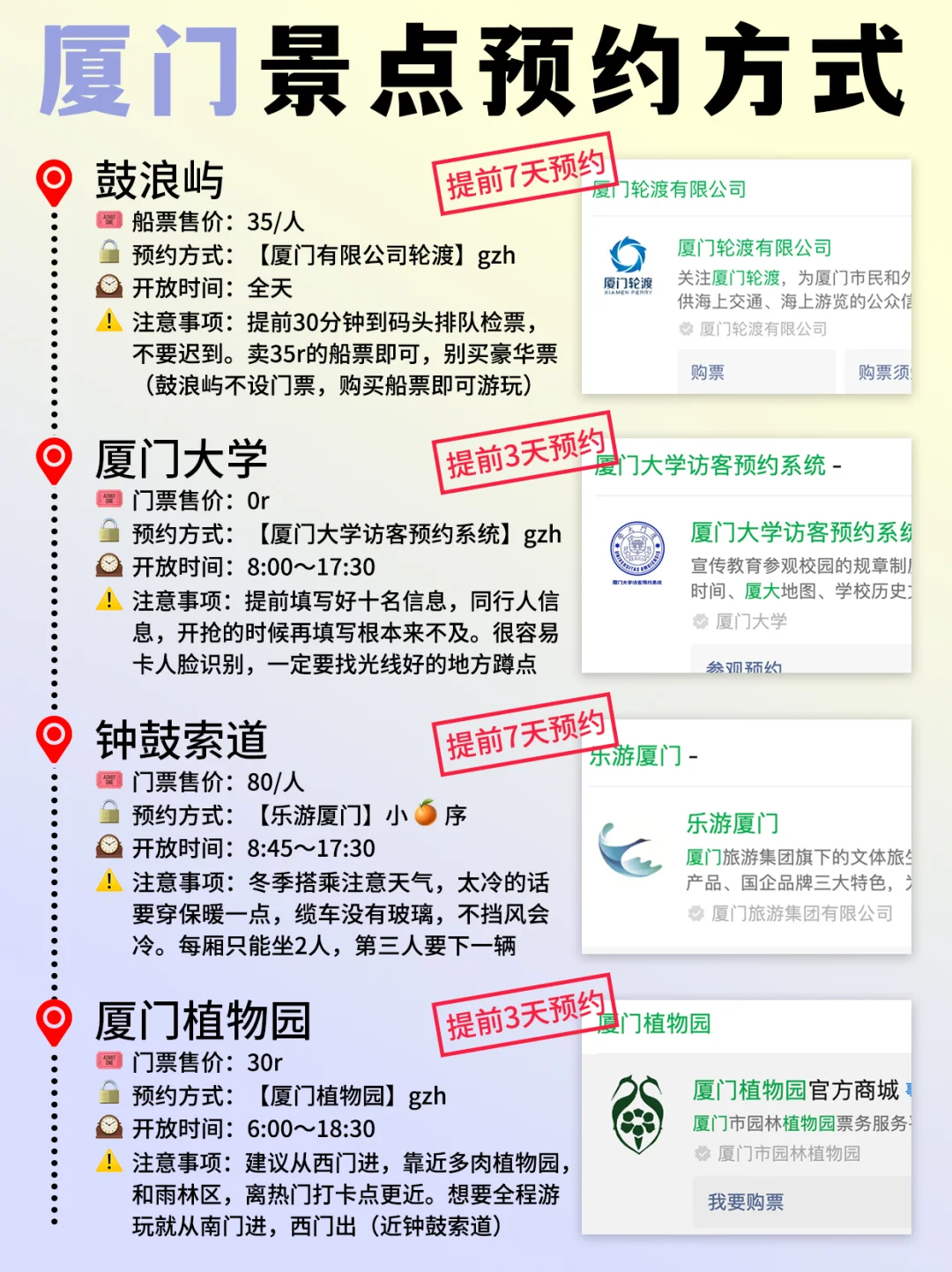 厦门会惩罚每个不预约的人❗附保姆级攻略