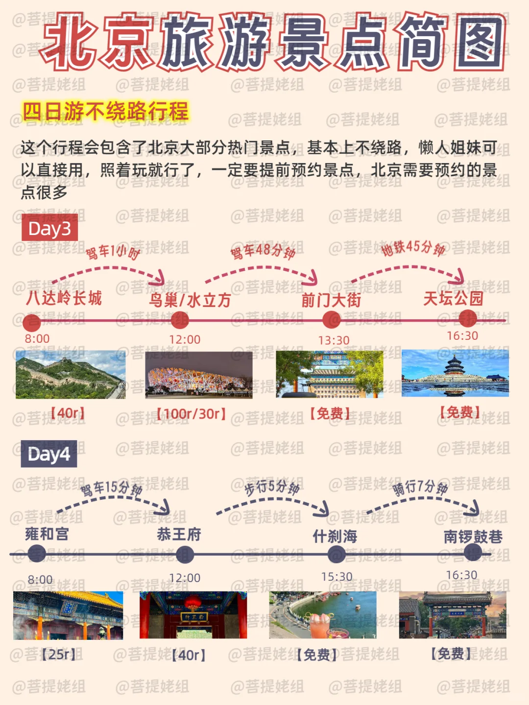 2-3月北京旅游💫4天3晚全新攻略💯