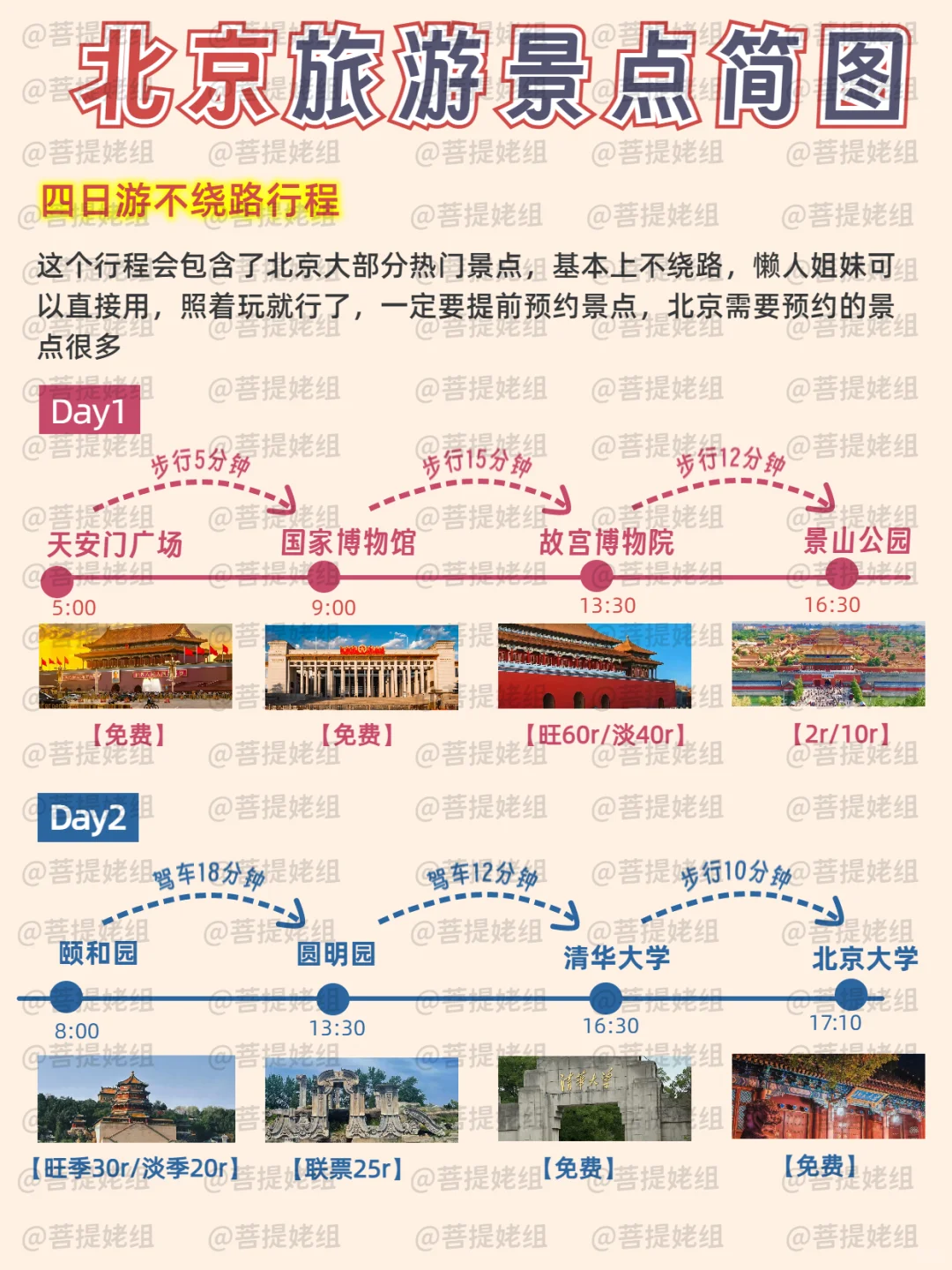 2-3月北京旅游💫4天3晚全新攻略💯