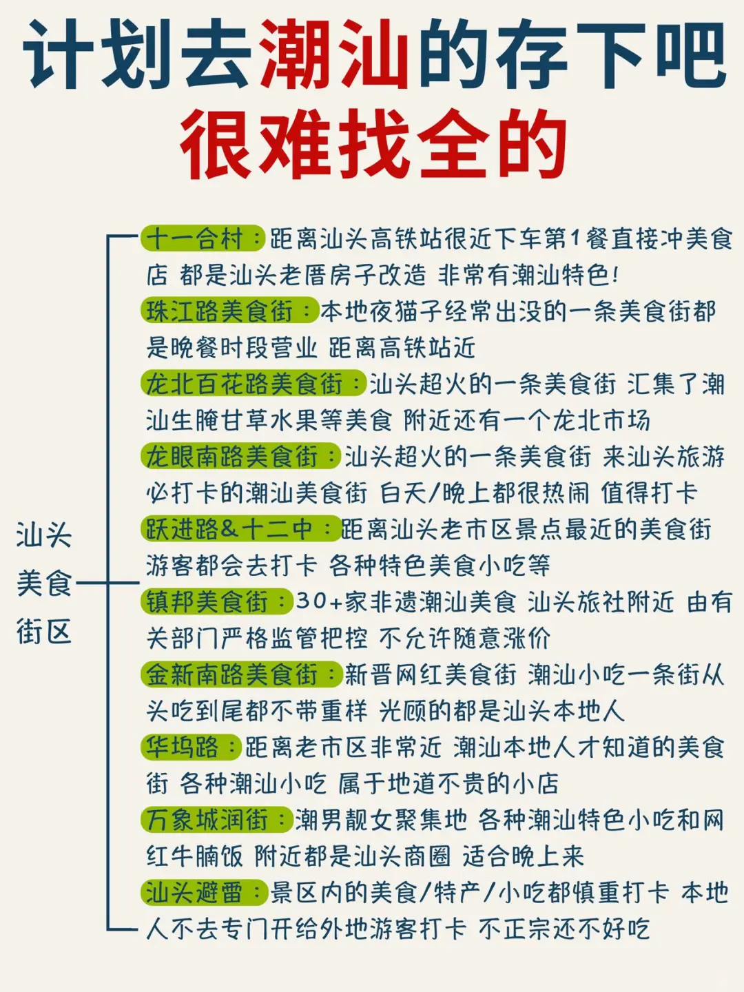 潮汕已回😭真心劝还没有出发的姐妹们看下‼️