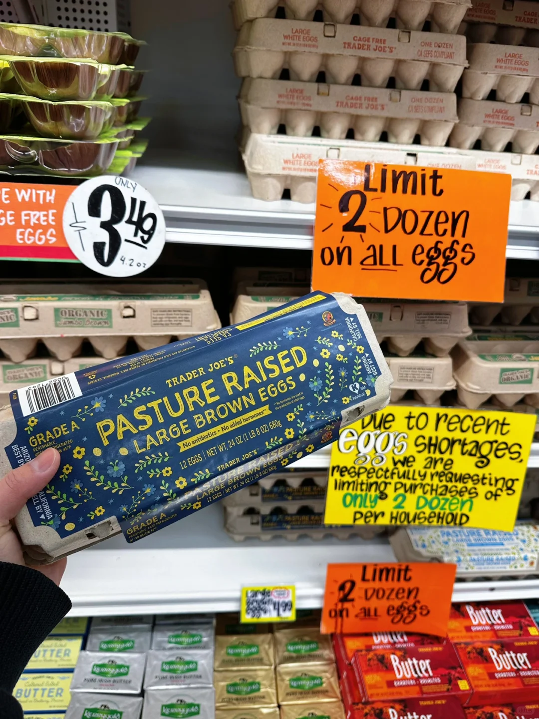 Trader Joe’s的鸡蛋🥚终究还是涨价了🫣