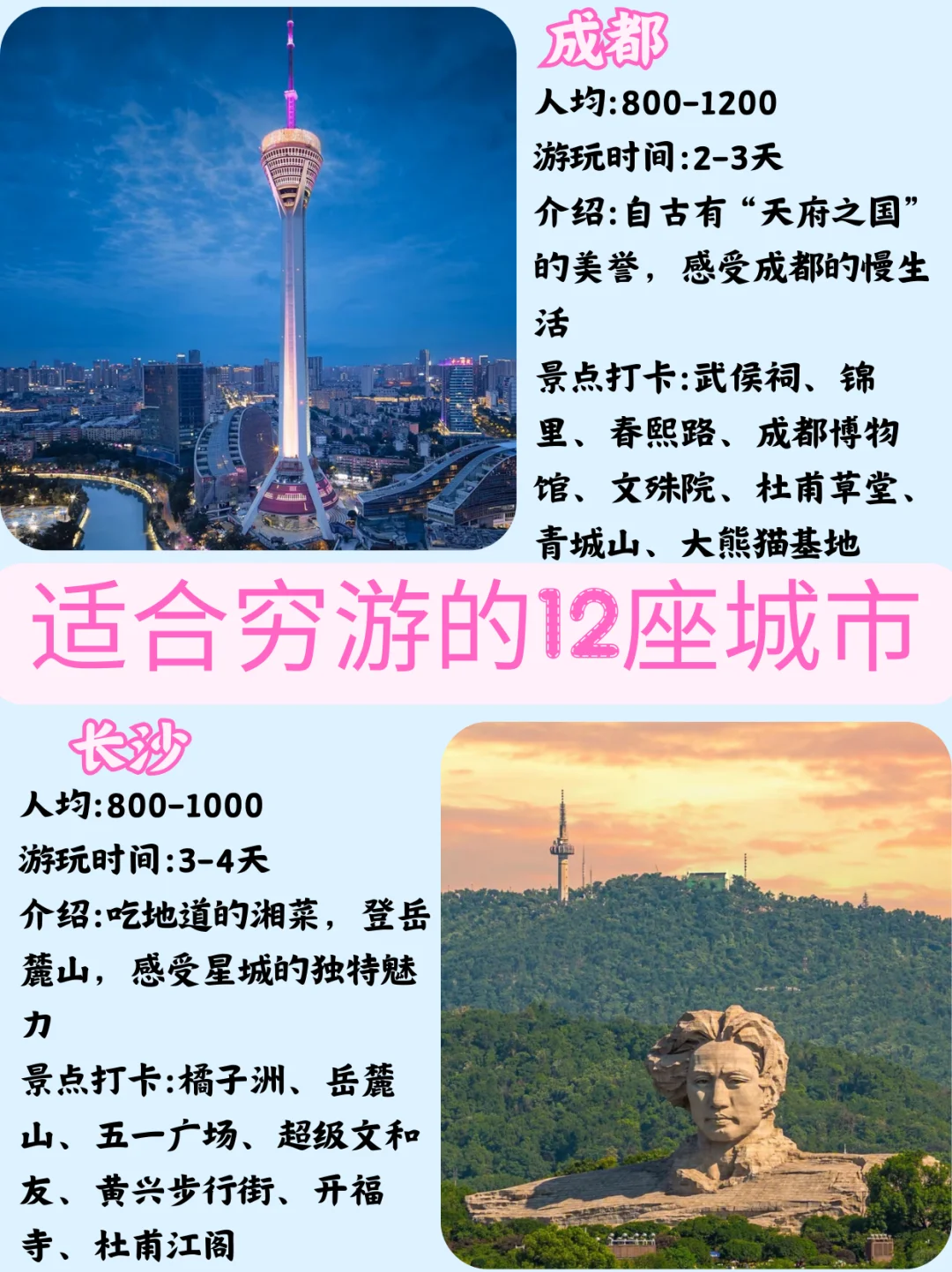 国内超好玩的12个城市✨重庆旅游篇💐