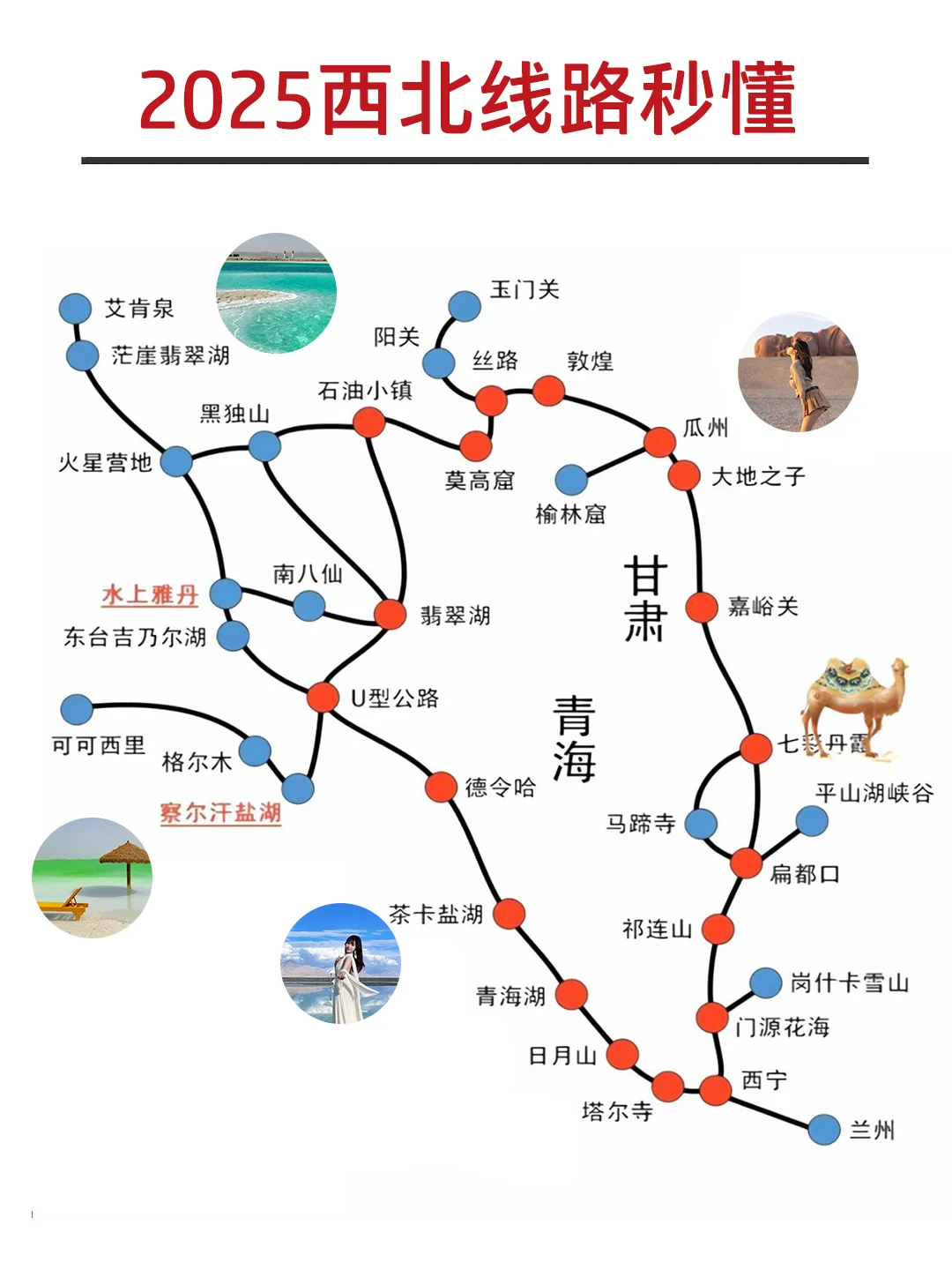 📍大西北“打卡必去”的9⃣大绝美景点