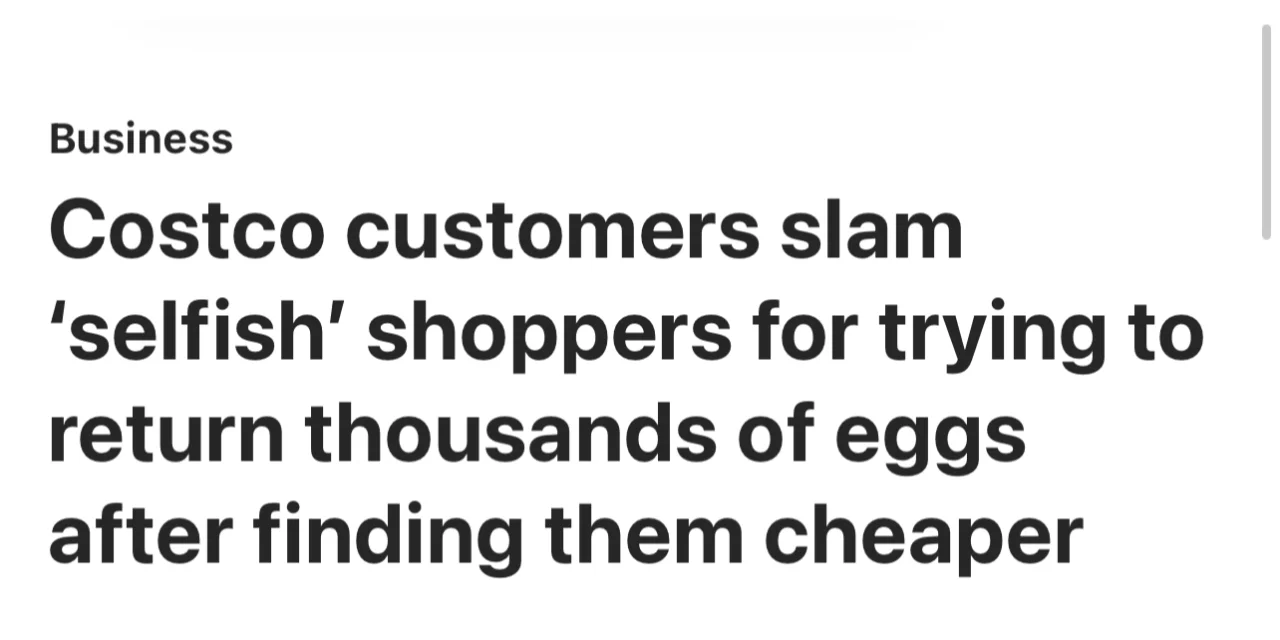 因找到更便宜的鸡蛋，试图退货数千枚