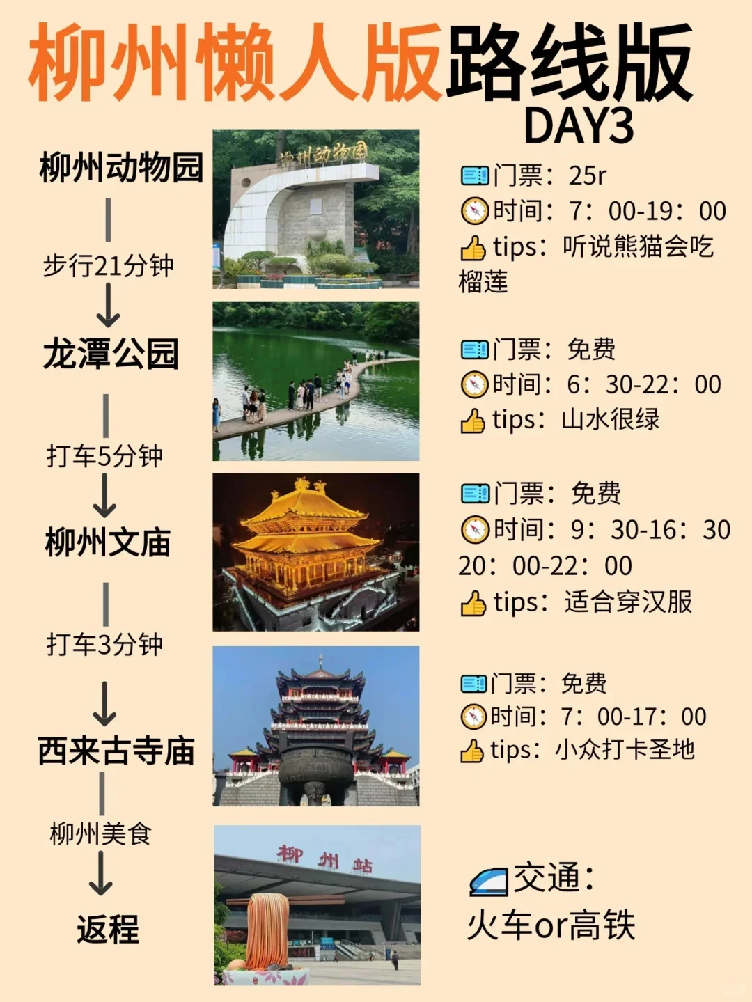 📍柳州三天两夜丨超全旅游攻略‼️