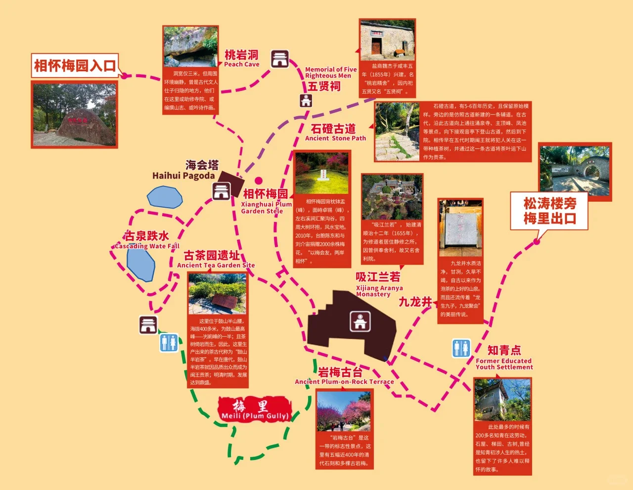 福州‼️十里梅花 🌸我刚好经过，你恰好盛开