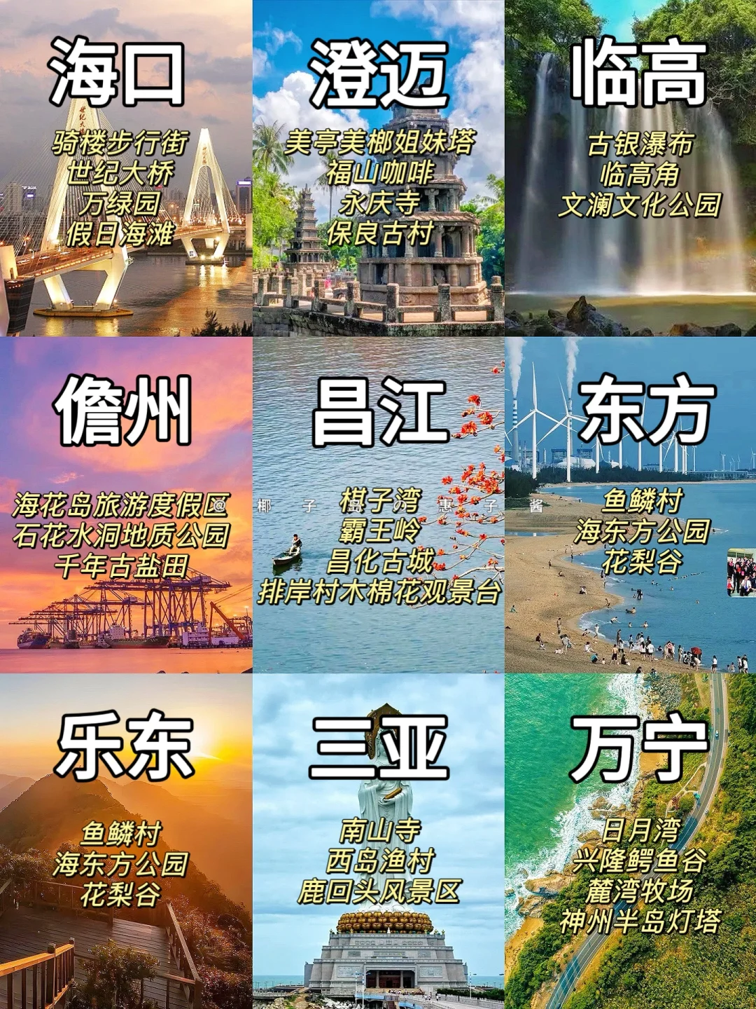 ‼️海南西线旅游攻略(懒人版…